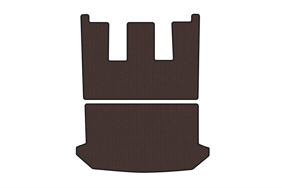 Citroen C-8 2002–2014 Rubberen kofferbakmat Carsuit V1 (Bruin) Image