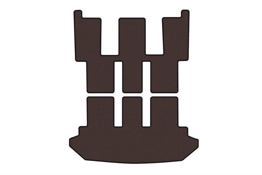 Citroen C-8 2002–2014 Rubberen kofferbakmat Carsuit V2 (Bruin) Image