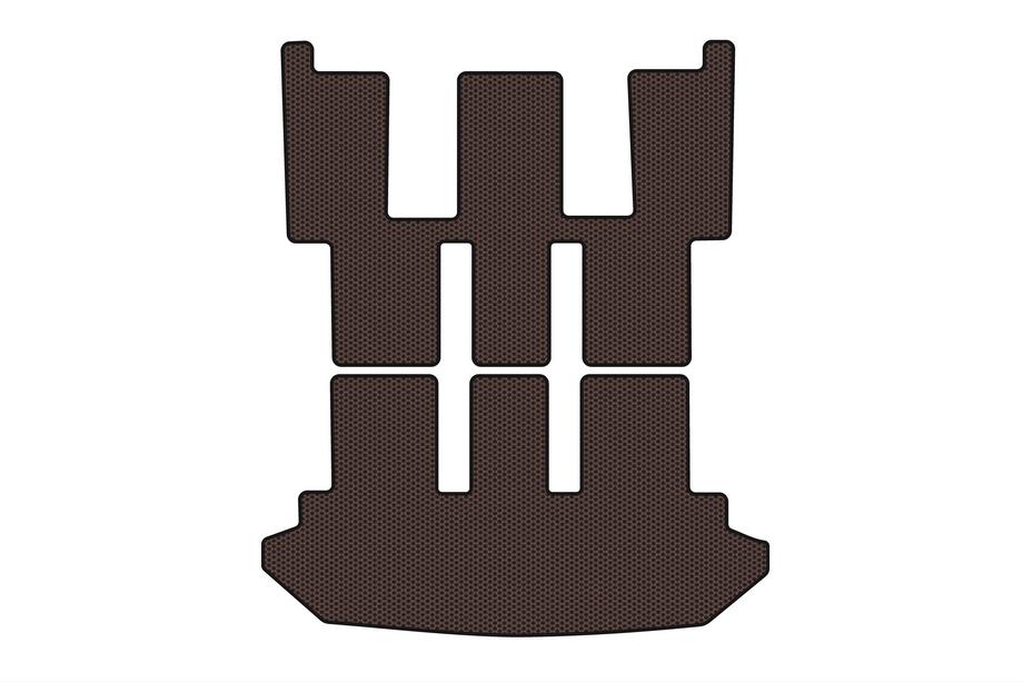 Peugeot 807 2002–2014 Rubberen kofferbakmat Carsuit V2 (Bruin) Image