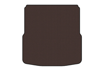 Skoda Superb 2009–2015 Carsuit rubberen kofferbakmat (dubbele laadvloer, SW, bruin) foto 1