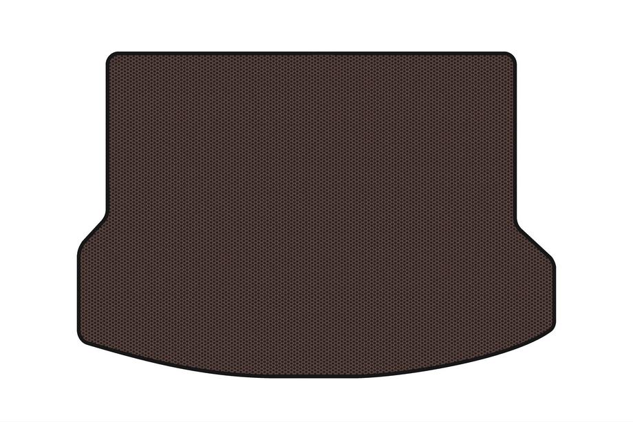 Nissan X-trail T32/Rogue 2014–2021 Rubberen kofferbakmat Carsuit (5-zits, Europa, bruin) Image