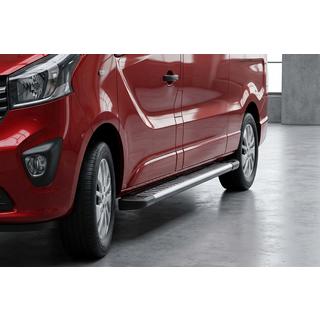 Side steps Line (2 stuks, aluminium) Opel Vivaro 2001–2015 foto 1