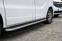 Renault Trafic 2001–2015 Side steps Tayga Grey (2 stuks, aluminium) foto 1