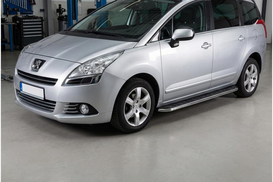Peugeot 5008 2009–2016 Maydos V1 zijtreden (set 2 stuks, aluminium + RVS) Image