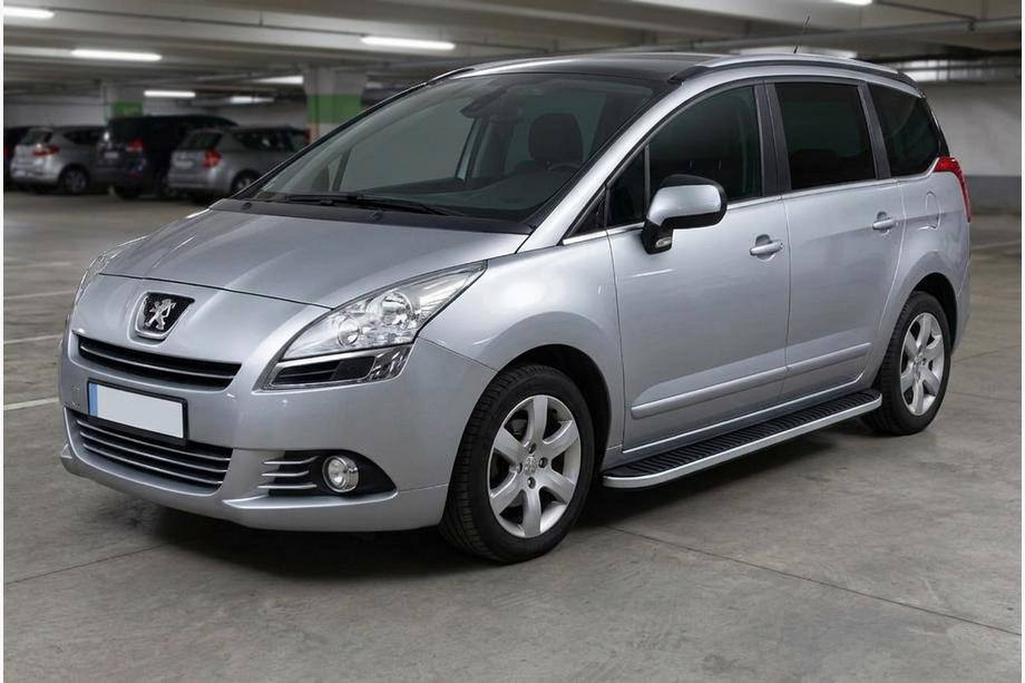 Peugeot 5008 2009–2016 Side steps Tayga Grey (set van 2, aluminium) Image