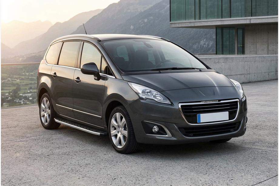 Peugeot 5008 2009–2016 Fullmond side steps (2 stuks, aluminium) Image