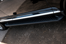 Porsche Cayenne 2003–2010 Allmond Black side steps (2 st., aluminium) foto 2