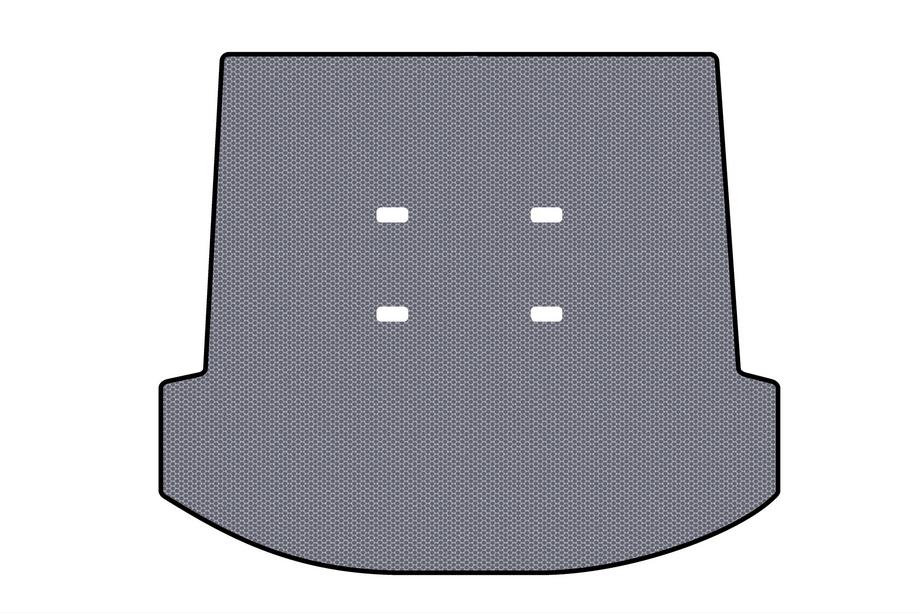 Toyota Fortuner 2006–2015 Rubberen kofferbakmat Carsuit (Grijs) Foto 1