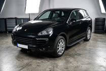 Porsche Cayenne 2010–2017 Bosphorus Black side steps (2 st., aluminium) foto 1