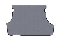 Toyota Yaris 2006–2011 Rubberen kofferbakmat Carsuit (SD, USA, grijs) foto 1