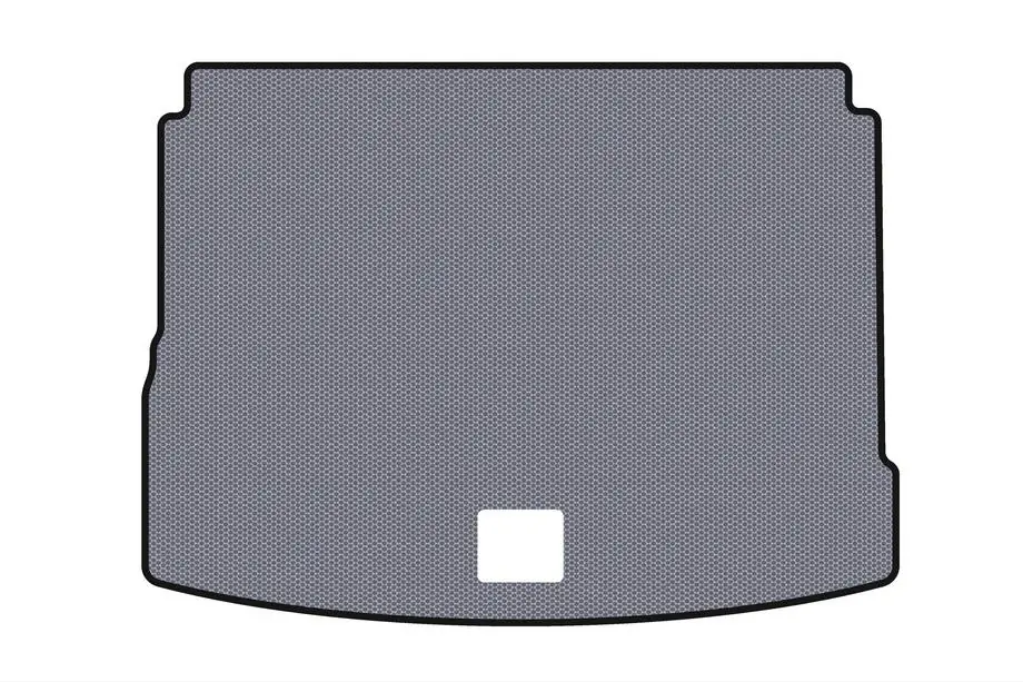 Volkswagen Tiguan 2016–2023 Rubber kofferbakmat Carsuit V2 (VS, grijs) Image