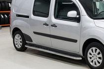 Renault Kangoo 2008–2020 Maydos V1 side steps (set van 2, aluminium/RVS) foto 1
