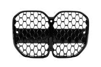 BMW 4-serie G22/23/26 2020– Diamond nierengrille (voor G22/23, glanzend zwart) foto 1