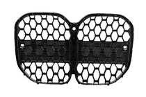 BMW 4-serie G22/23/26 2020– Diamond nierengrille (voor G22/23, glanzend zwart) foto 4