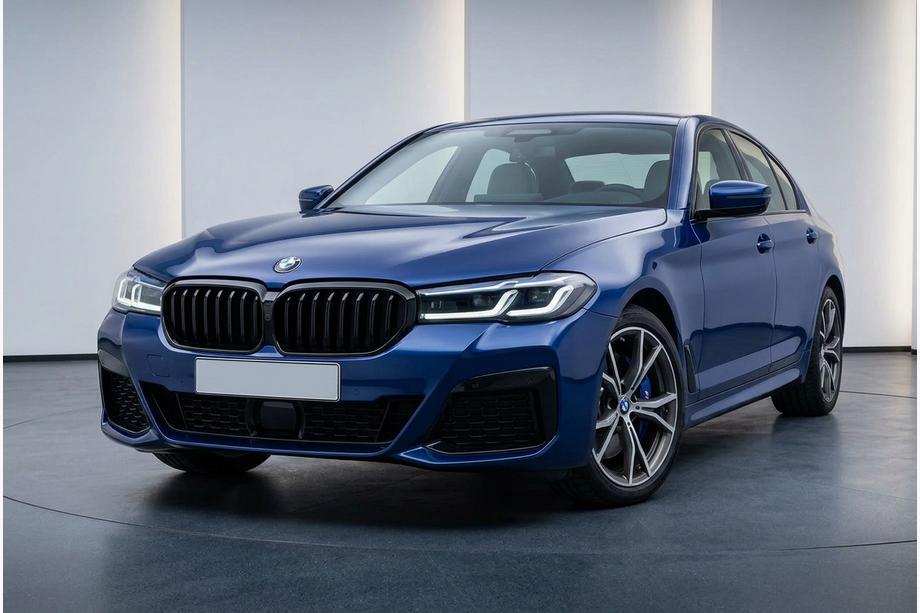 BMW 5 Serie G30/G31 2017–2023 M-Look V2 nierengrille (2021-2023, hoogglans zwart) Image