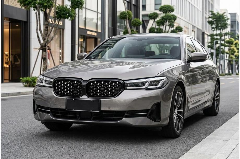 BMW 5 Serie G30/G31 2017–2023 Niergrille Diamond Silver (2021-2023) Image