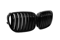 BMW 7 Serie F01/F02 2008–2015 Niergrilles M-Look (hoogglans zwart) foto 4