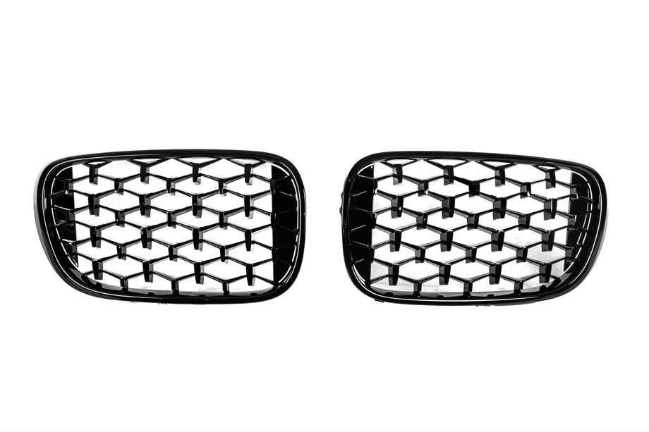 BMW 7 Serie G11/G12 2015–2022 Diamond Black nierroosters (2016-2019, hoogglans zwart) Foto 2