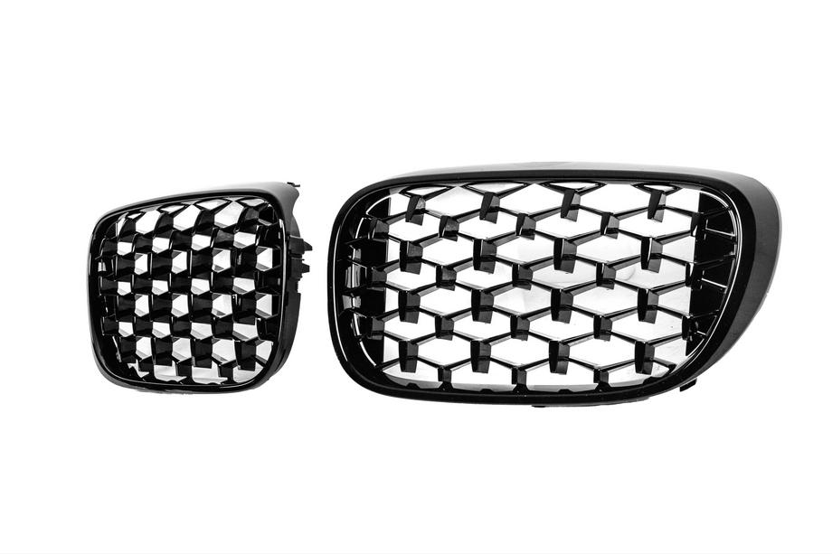 BMW 7 Serie G11/G12 2015–2022 Diamond Black nierroosters (2016-2019, hoogglans zwart) Foto 3