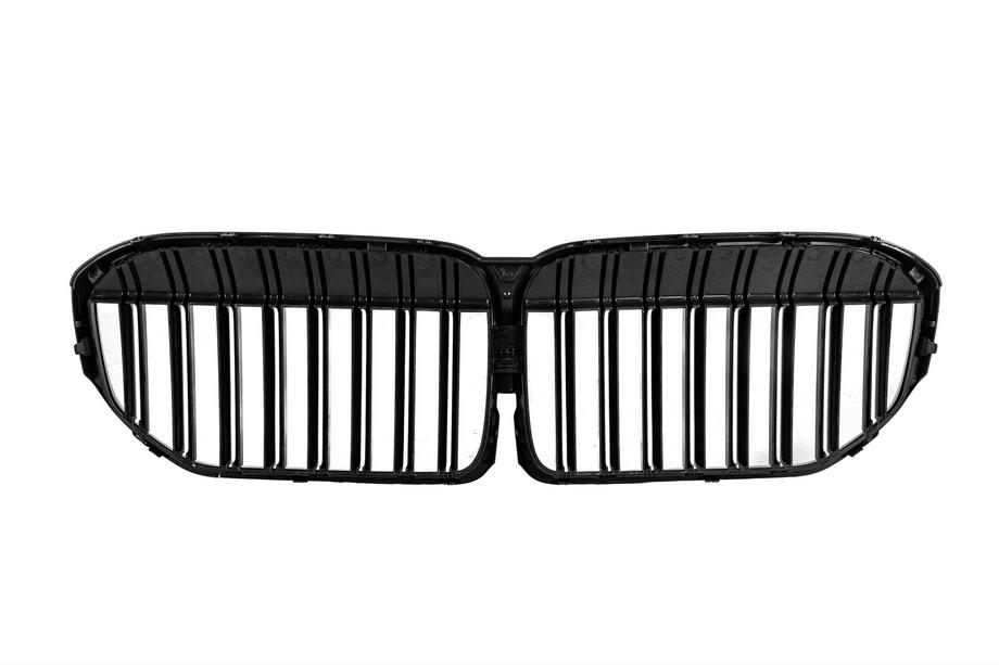 BMW 7 Serie G11/G12 2015–2022 M-Look niergrilles (2019-2022, hoogglans zwart) Foto 5