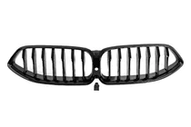 BMW 8-serie G14/G15/G16 2018– Nierroosters 1-Bar (2018-2022, hoogglans zwart) foto 2