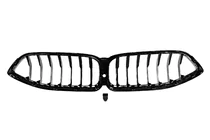 BMW 8-serie G14/G15/G16 2018– Nierroosters 1-Bar (2018-2022, hoogglans zwart) foto 5