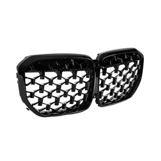 Niergrilles Diamond Black (2018-2022, hoogglans zwart) BMW X5 G05 2019–2026 foto 4