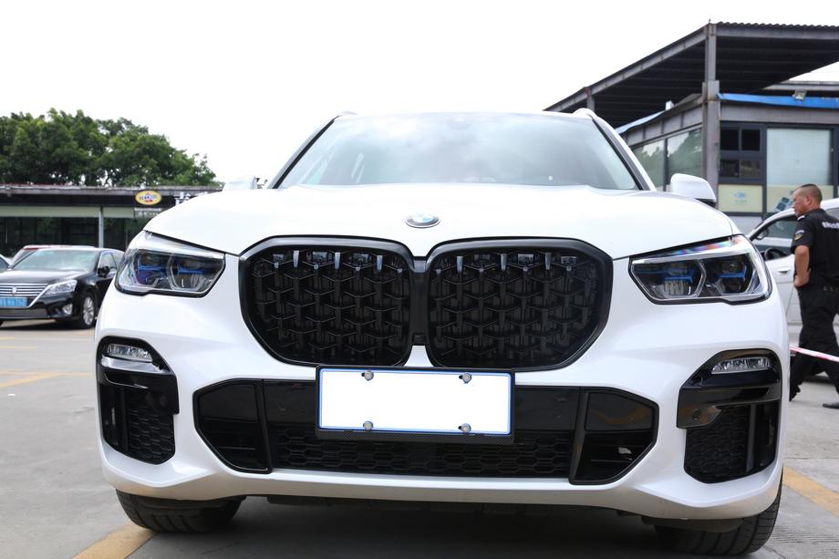 BMW X5 G05 2019–2026 Niergrilles Diamond Black (2018-2022, hoogglans zwart) Image