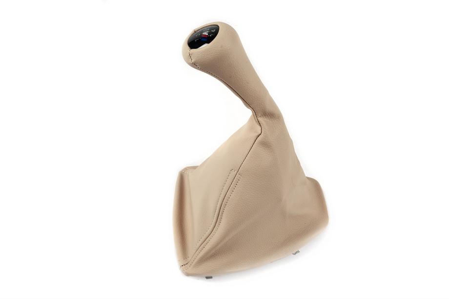 BMW 3-serie E92/E93 2006–2013 Pookknop en pookhoes 25118037308 beige (6-versnellingen) Foto 2