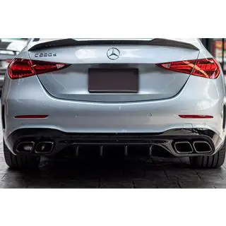 Achterdiffuser met uitlaatsierstukken (AMG C63-design)