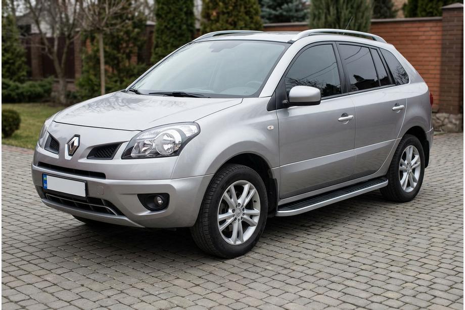 Renault Koleos 2008–2016 Side steps Tayga Grey (set van 2, aluminium) Image