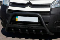 Citroen Berlingo 2008–2018 Bullbar WT004 Black (RVS) foto 1
