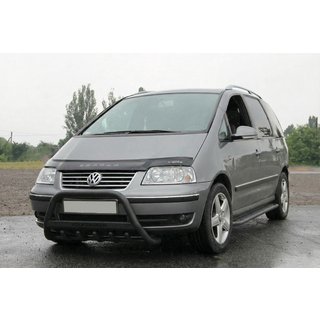 Bullbar WT004 Black (RVS) Volkswagen Sharan 2010–2023 foto 2