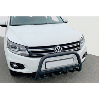 Bullbar WT004 Black (RVS) Volkswagen Tiguan 2007–2016 foto 3