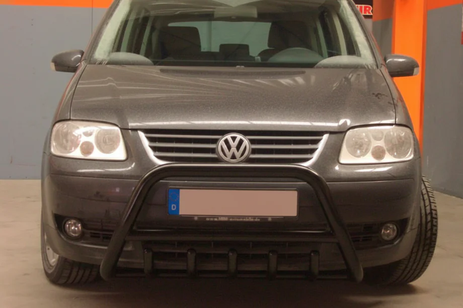 Volkswagen Touran 2003–2010 Bullbar WT003 Black (RVS) Image