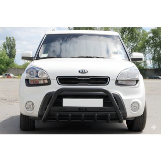 Bullbar WT004 Black (RVS) Kia Soul I 2008–2013 foto 1