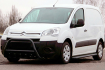 Peugeot Partner Tepee 2008–2018 Bullbar WT003 Black (RVS) foto 1