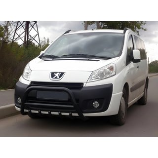 Bullbar WT003 Black (RVS) Citroen Jumpy 2007–2017 foto 1