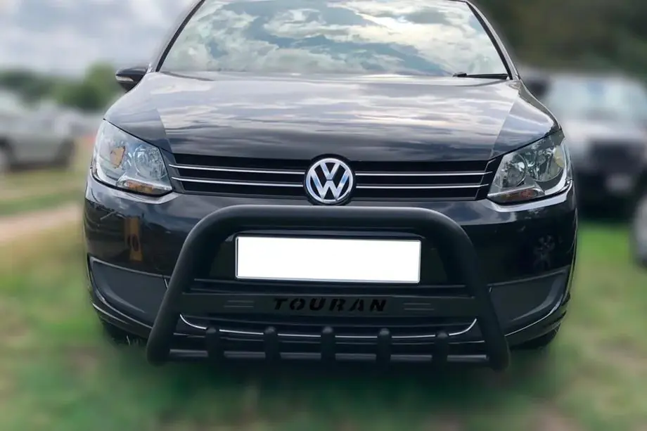 Volkswagen Touran 2010–2015 Bullbar WT004 Black (RVS) Image