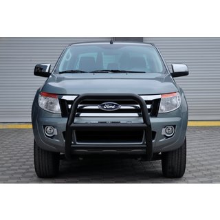 Voorbescherming WT018 Black (RVS) Ford Ranger 2011–2022 foto 2
