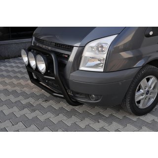 Bullbar WT018 Black (2006-2014, RVS) Ford Transit 2000–2014 foto 3