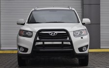 Hyundai Santa Fe 2 2006–2012 Bullbar WT018 Black (RVS) foto 2