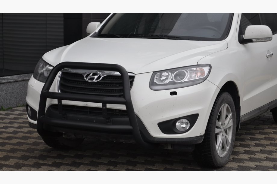 Hyundai Santa Fe 2 2006–2012 Bullbar WT018 Black (RVS) Image