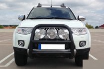 Mitsubishi L200 2006–2015 Bullbar WT018 Black (RVS) foto 2