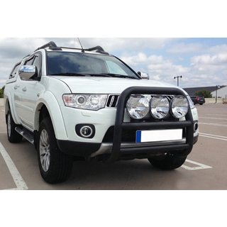 Bullbar WT018 Black (RVS) Mitsubishi L200 2006–2015 foto 1