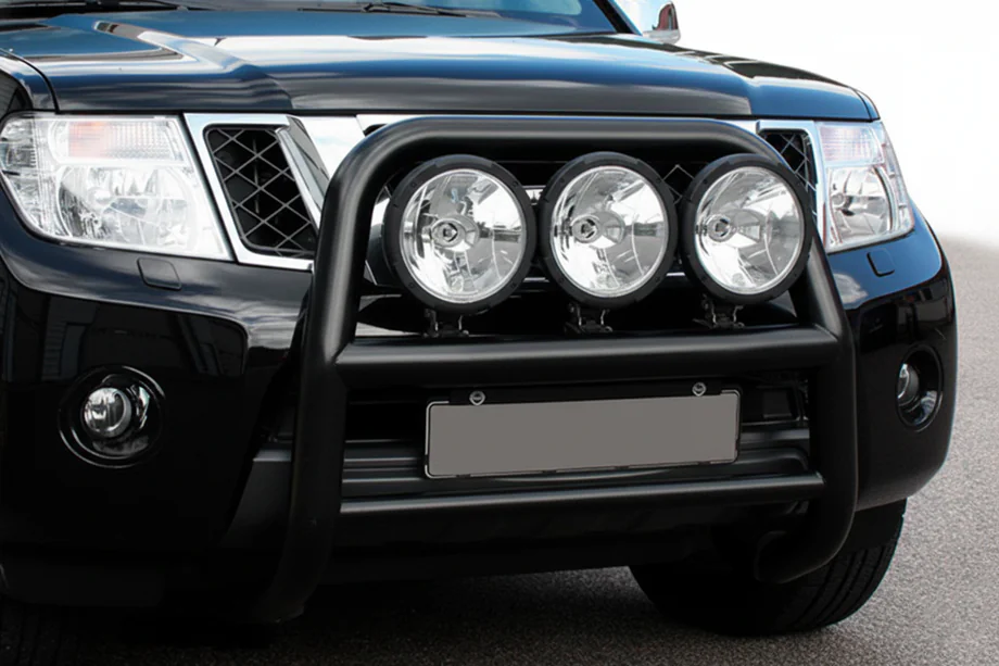 Nissan Navara 2006–2015 Bullbar WT018 Black (RVS) Image