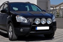 Nissan Qashqai 2007–2010 Bullbar WT018 Black (RVS) foto 2