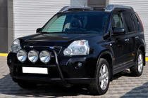 Nissan X-trail T31 2007–2014 RVS frontbeschermbeugel WT018 Black foto 2
