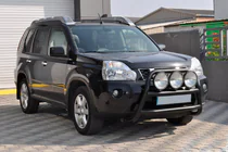 Nissan X-trail T31 2007–2014 RVS frontbeschermbeugel WT018 Black foto 3