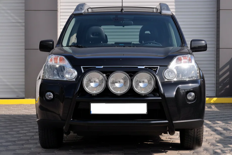 Nissan X-trail T31 2007–2014 RVS frontbeschermbeugel WT018 Black Image